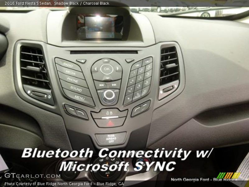 Shadow Black / Charcoal Black 2016 Ford Fiesta S Sedan