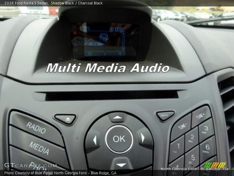 Shadow Black / Charcoal Black 2016 Ford Fiesta S Sedan