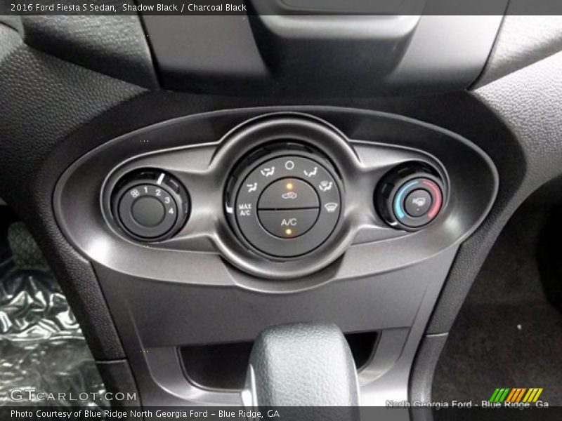 Shadow Black / Charcoal Black 2016 Ford Fiesta S Sedan