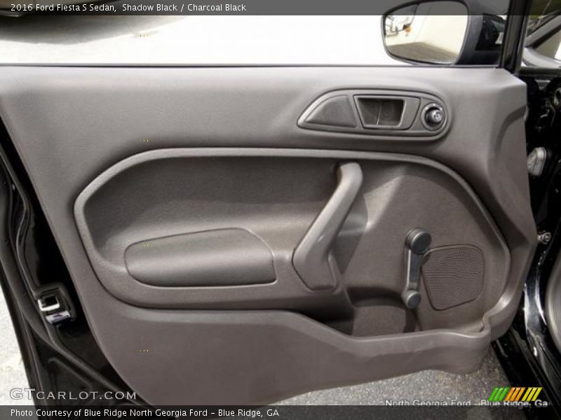 Shadow Black / Charcoal Black 2016 Ford Fiesta S Sedan