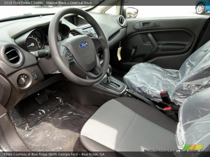 Shadow Black / Charcoal Black 2016 Ford Fiesta S Sedan
