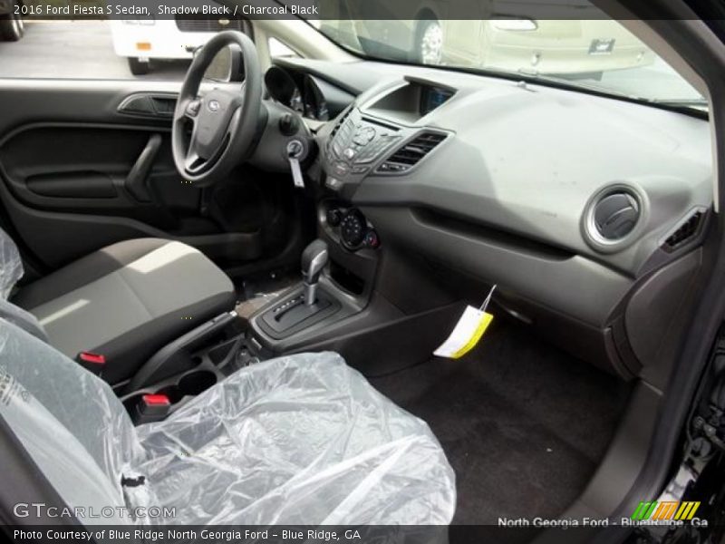 Shadow Black / Charcoal Black 2016 Ford Fiesta S Sedan