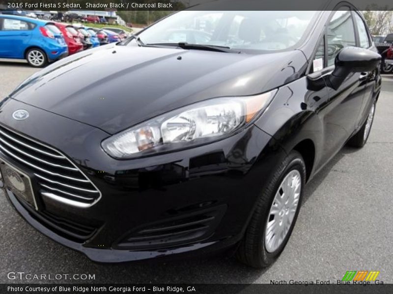 Shadow Black / Charcoal Black 2016 Ford Fiesta S Sedan