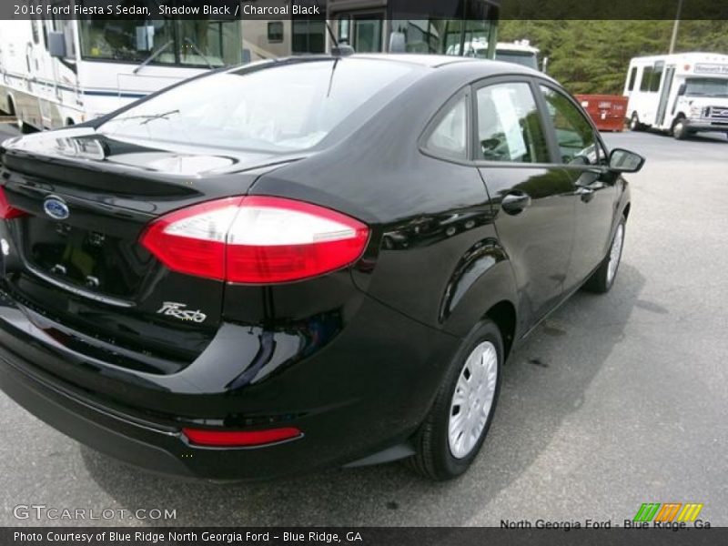 Shadow Black / Charcoal Black 2016 Ford Fiesta S Sedan