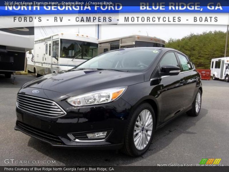 Shadow Black / Charcoal Black 2016 Ford Focus Titanium Hatch