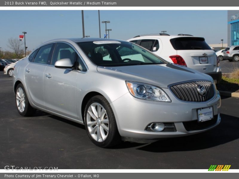 Quicksilver Metallic / Medium Titanium 2013 Buick Verano FWD