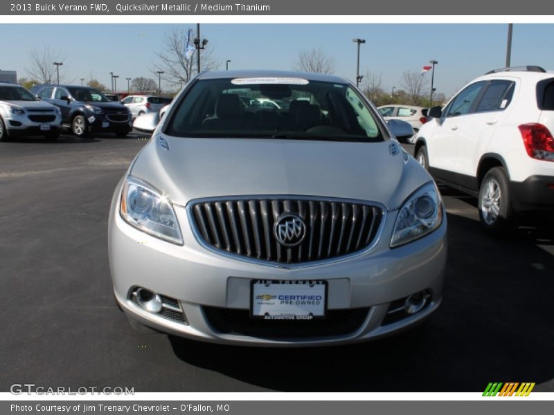 Quicksilver Metallic / Medium Titanium 2013 Buick Verano FWD