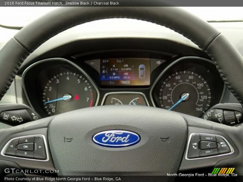 Shadow Black / Charcoal Black 2016 Ford Focus Titanium Hatch