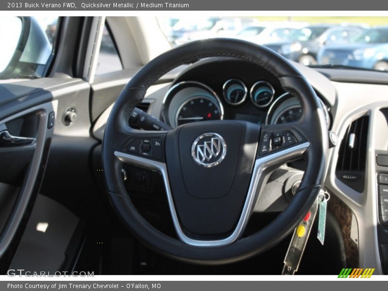 Quicksilver Metallic / Medium Titanium 2013 Buick Verano FWD