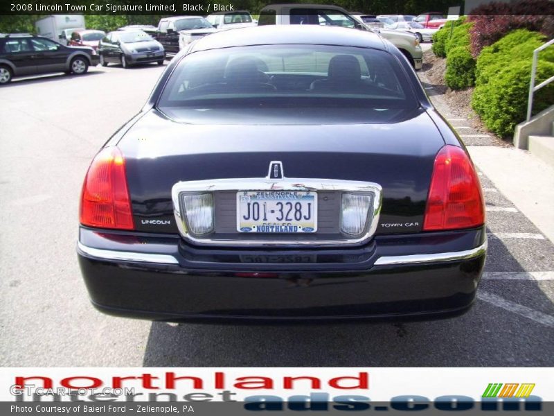 Black / Black 2008 Lincoln Town Car Signature Limited