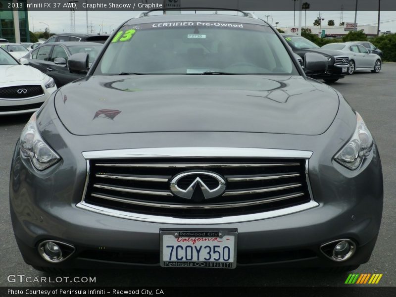 Graphite Shadow / Graphite 2013 Infiniti FX 37 AWD