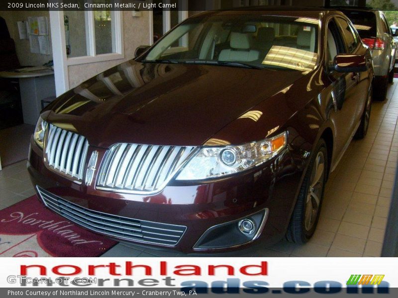 Cinnamon Metallic / Light Camel 2009 Lincoln MKS Sedan