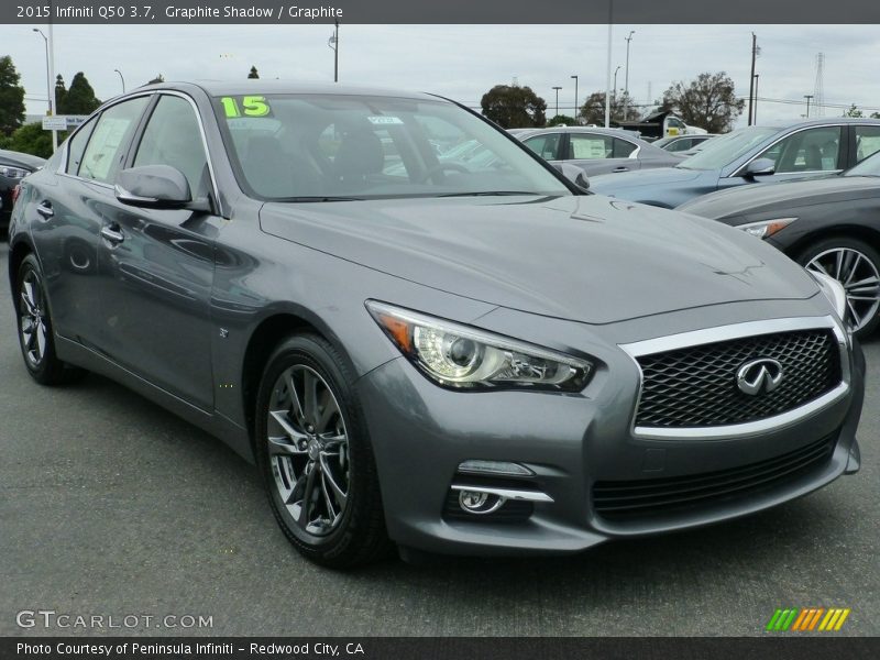 Graphite Shadow / Graphite 2015 Infiniti Q50 3.7