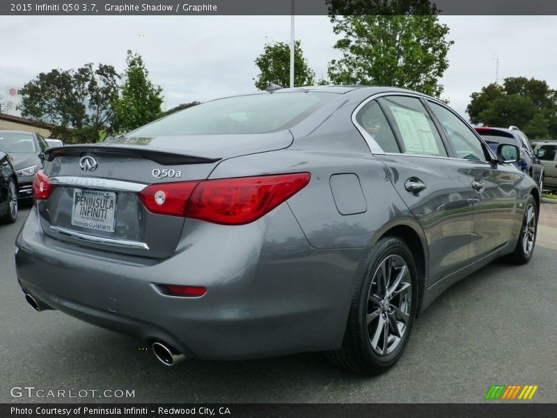 Graphite Shadow / Graphite 2015 Infiniti Q50 3.7