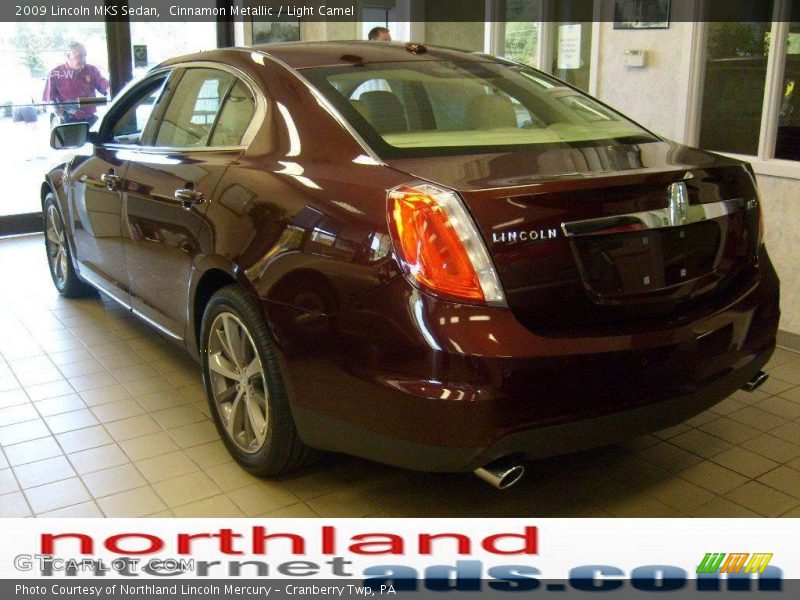 Cinnamon Metallic / Light Camel 2009 Lincoln MKS Sedan