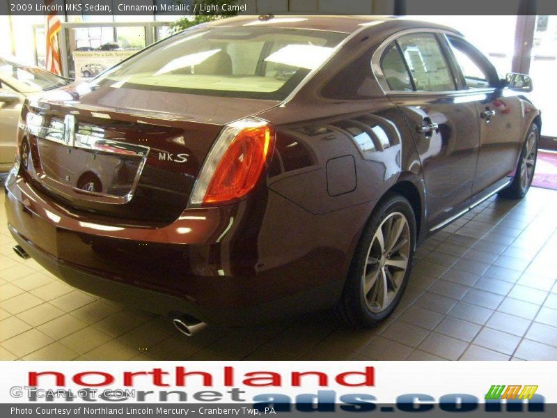 Cinnamon Metallic / Light Camel 2009 Lincoln MKS Sedan