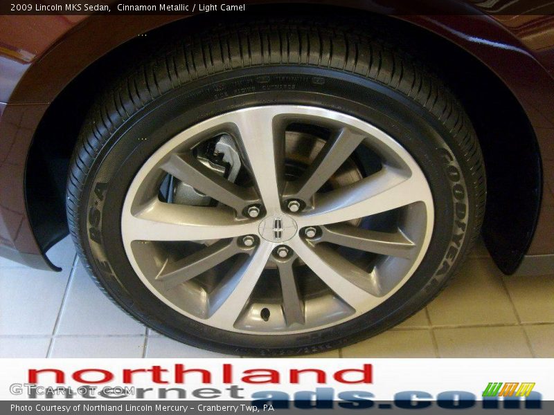 Cinnamon Metallic / Light Camel 2009 Lincoln MKS Sedan