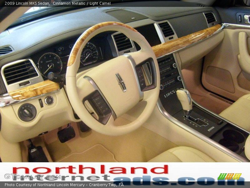 Cinnamon Metallic / Light Camel 2009 Lincoln MKS Sedan