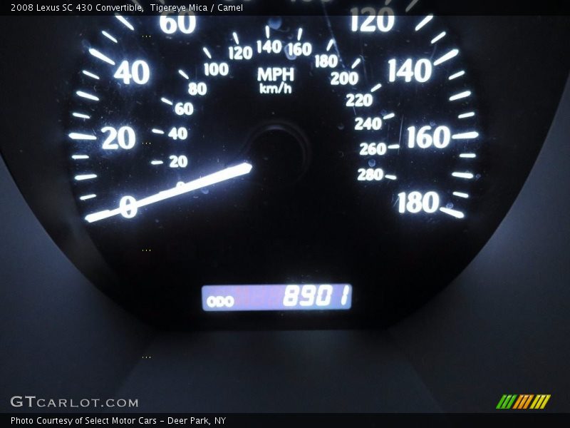 Tigereye Mica / Camel 2008 Lexus SC 430 Convertible