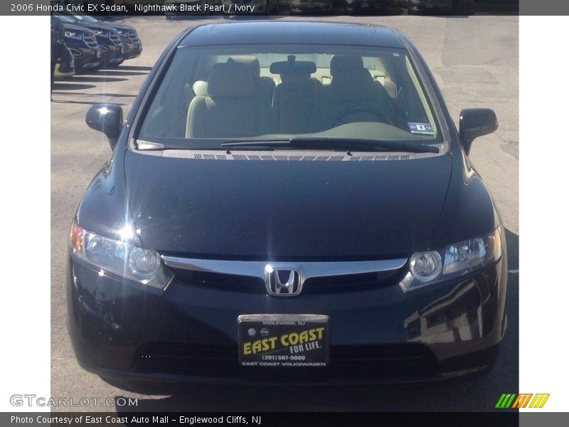 Nighthawk Black Pearl / Ivory 2006 Honda Civic EX Sedan