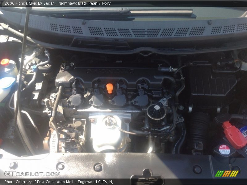 Nighthawk Black Pearl / Ivory 2006 Honda Civic EX Sedan