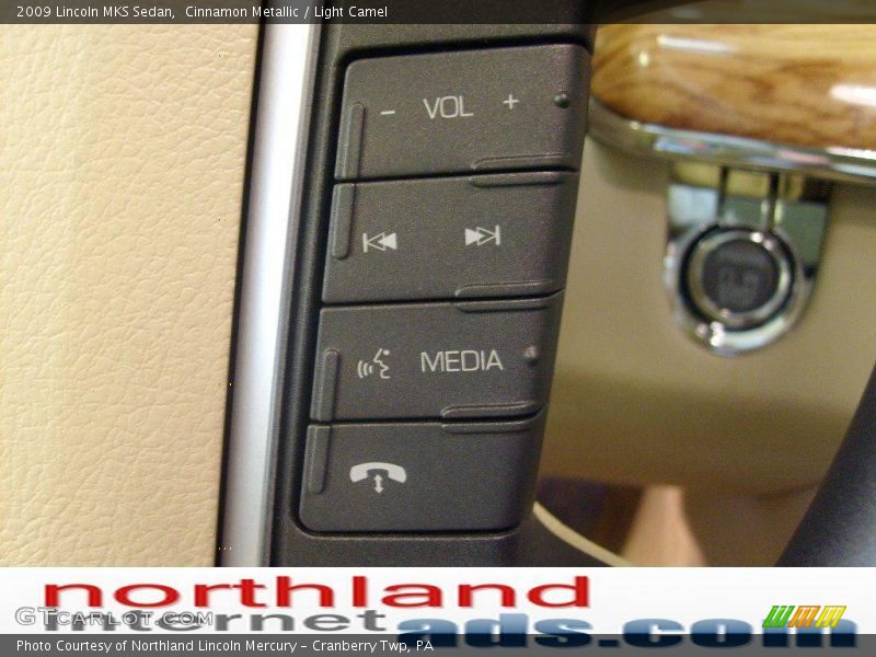 Cinnamon Metallic / Light Camel 2009 Lincoln MKS Sedan