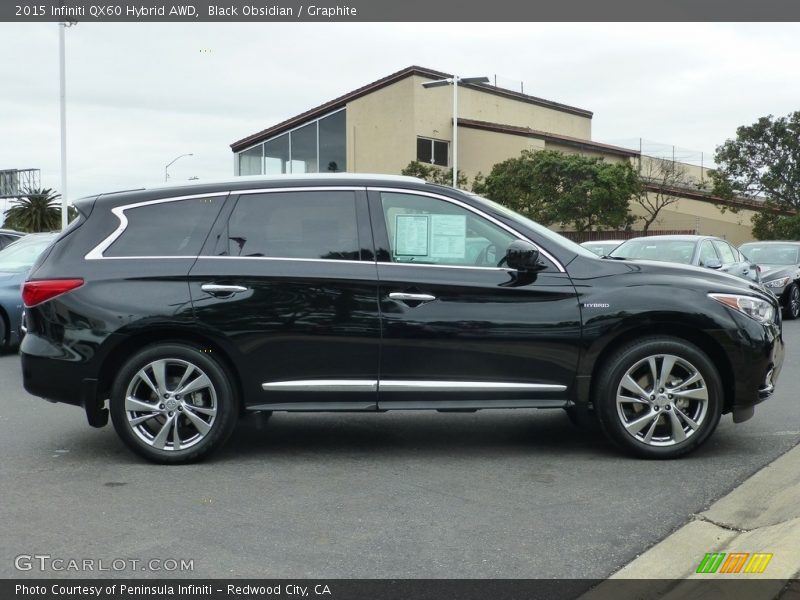 Black Obsidian / Graphite 2015 Infiniti QX60 Hybrid AWD