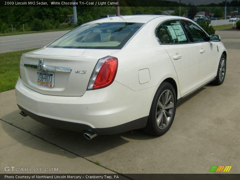 White Chocolate Tri-Coat / Light Camel 2009 Lincoln MKS Sedan