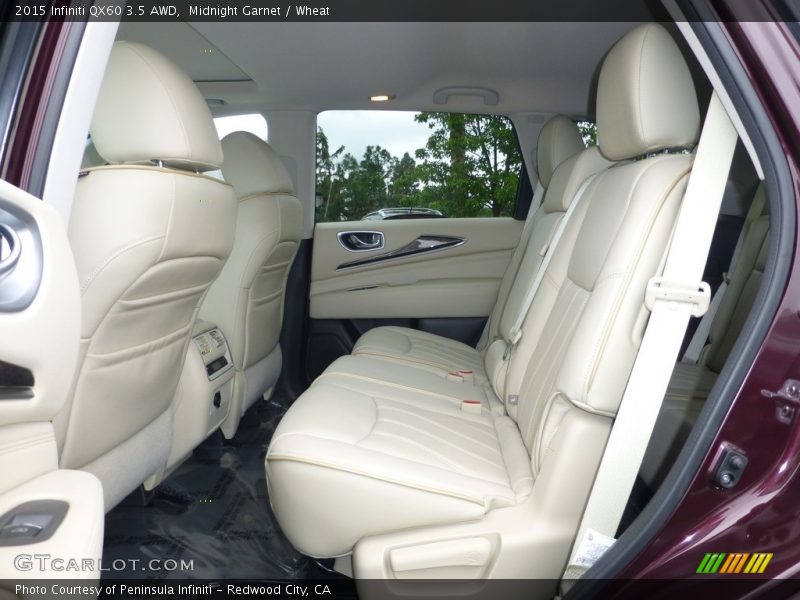 Midnight Garnet / Wheat 2015 Infiniti QX60 3.5 AWD