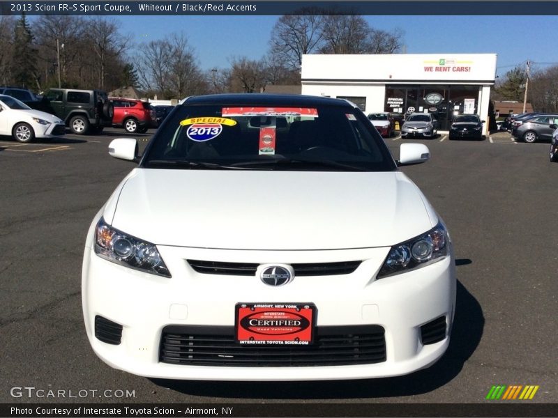 Whiteout / Black/Red Accents 2013 Scion FR-S Sport Coupe