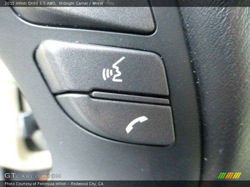 Midnight Garnet / Wheat 2015 Infiniti QX60 3.5 AWD