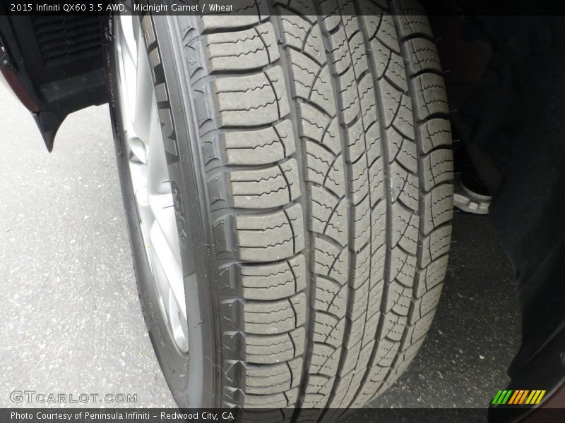 Midnight Garnet / Wheat 2015 Infiniti QX60 3.5 AWD