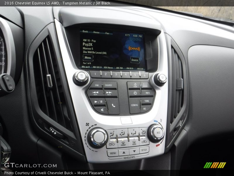 Tungsten Metallic / Jet Black 2016 Chevrolet Equinox LS AWD