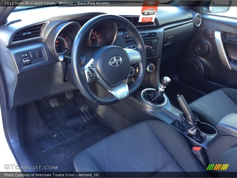 Whiteout / Black/Red Accents 2013 Scion FR-S Sport Coupe