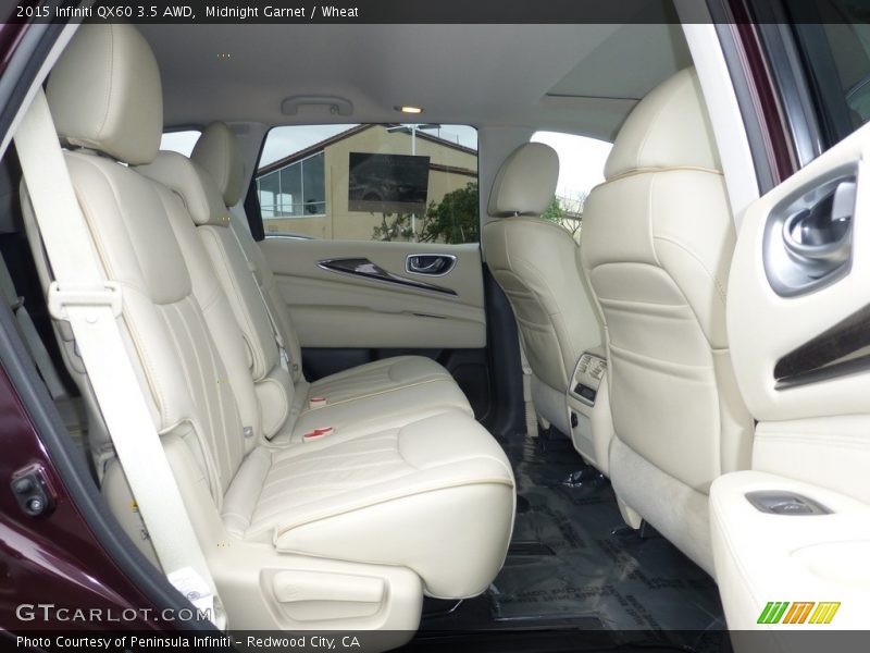 Midnight Garnet / Wheat 2015 Infiniti QX60 3.5 AWD
