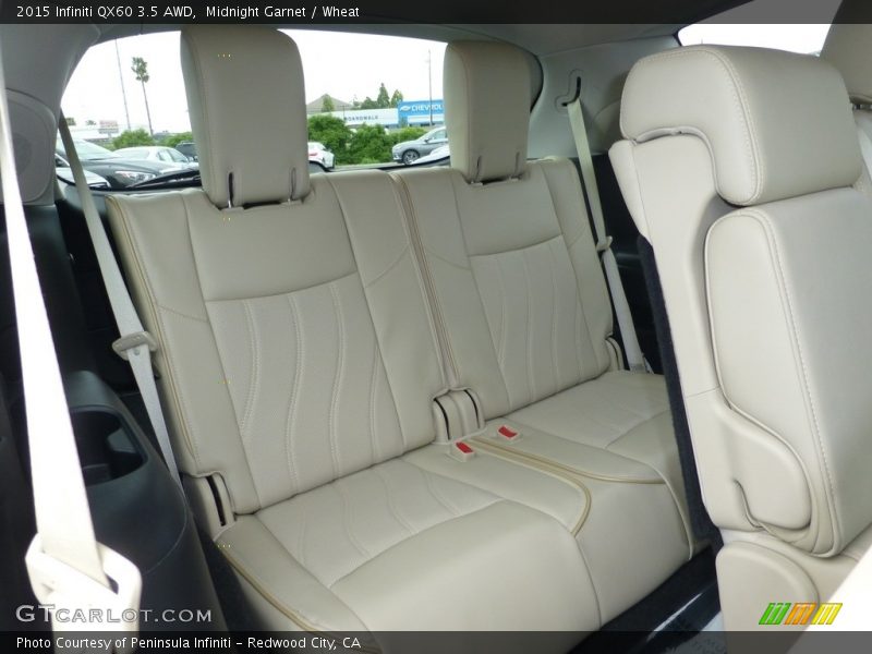 Midnight Garnet / Wheat 2015 Infiniti QX60 3.5 AWD