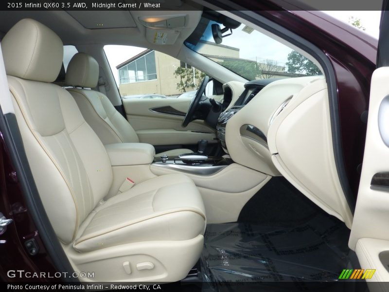 Midnight Garnet / Wheat 2015 Infiniti QX60 3.5 AWD