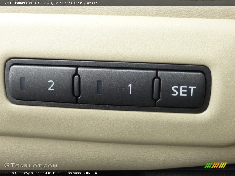 Midnight Garnet / Wheat 2015 Infiniti QX60 3.5 AWD