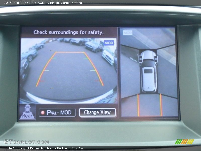 Midnight Garnet / Wheat 2015 Infiniti QX60 3.5 AWD