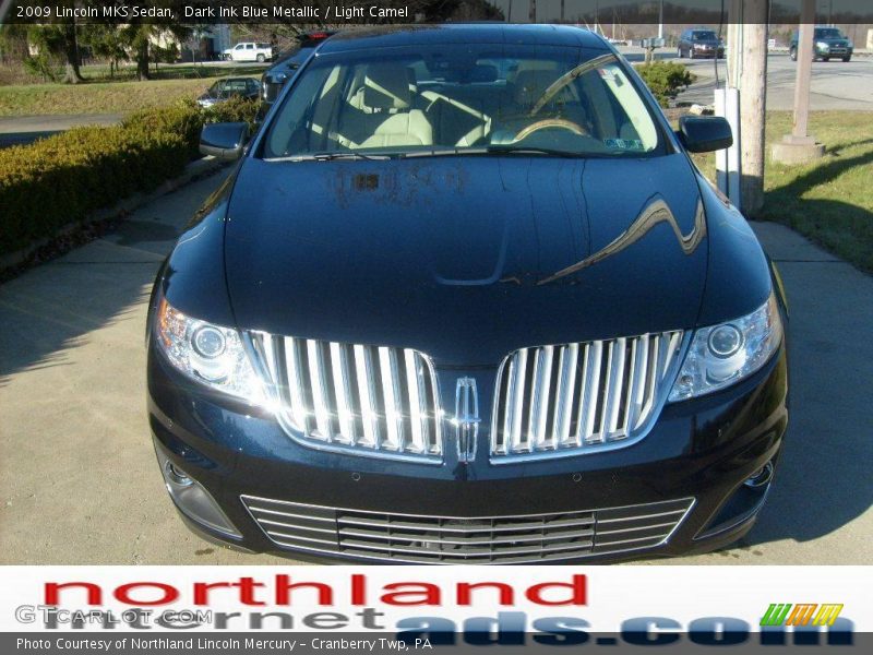 Dark Ink Blue Metallic / Light Camel 2009 Lincoln MKS Sedan