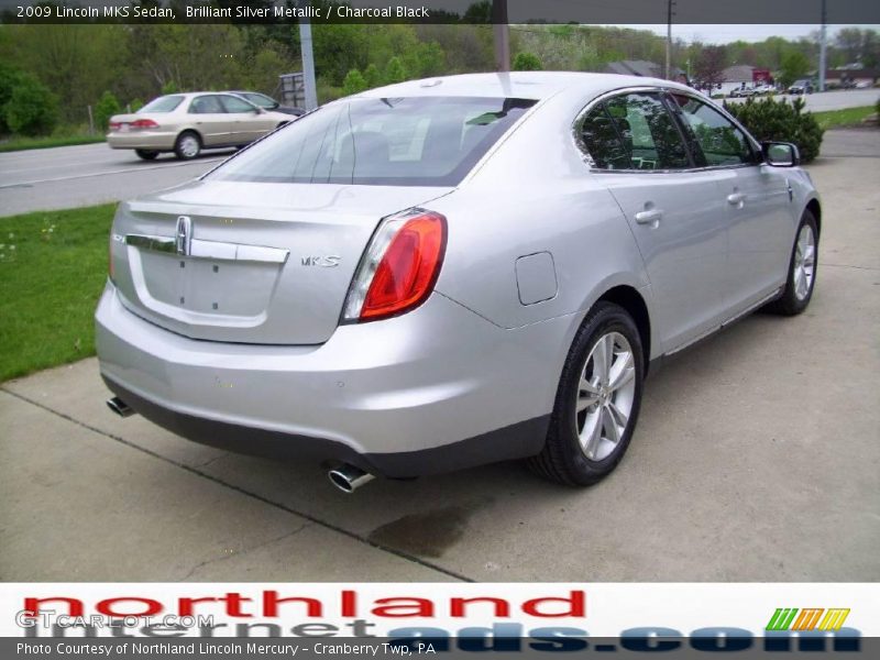 Brilliant Silver Metallic / Charcoal Black 2009 Lincoln MKS Sedan