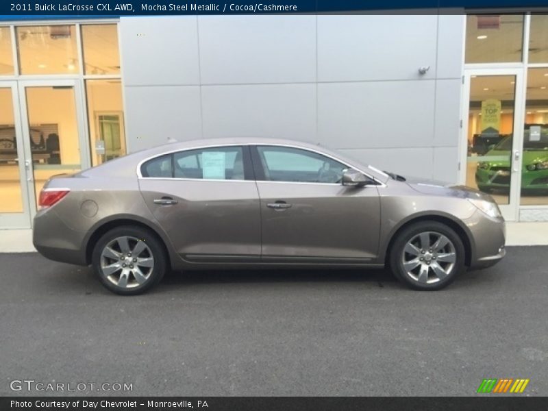 Mocha Steel Metallic / Cocoa/Cashmere 2011 Buick LaCrosse CXL AWD