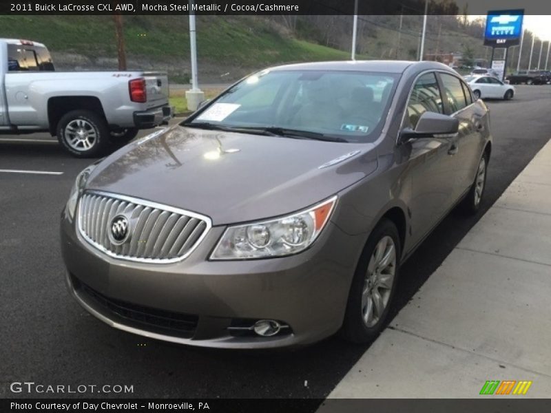 Mocha Steel Metallic / Cocoa/Cashmere 2011 Buick LaCrosse CXL AWD