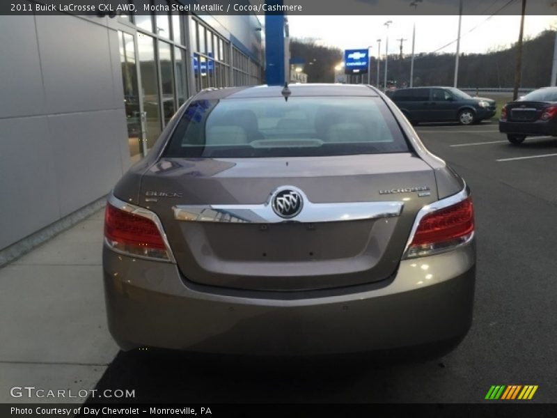 Mocha Steel Metallic / Cocoa/Cashmere 2011 Buick LaCrosse CXL AWD
