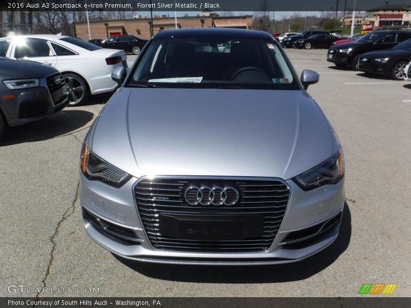 Florett Silver Metallic / Black 2016 Audi A3 Sportback e-tron Premium