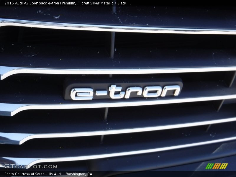 Florett Silver Metallic / Black 2016 Audi A3 Sportback e-tron Premium
