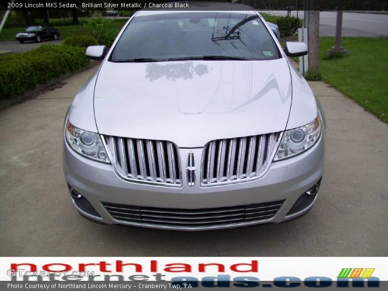 Brilliant Silver Metallic / Charcoal Black 2009 Lincoln MKS Sedan