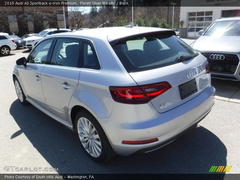 Florett Silver Metallic / Black 2016 Audi A3 Sportback e-tron Premium