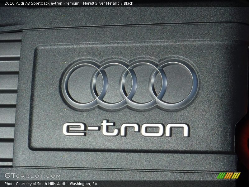 Florett Silver Metallic / Black 2016 Audi A3 Sportback e-tron Premium