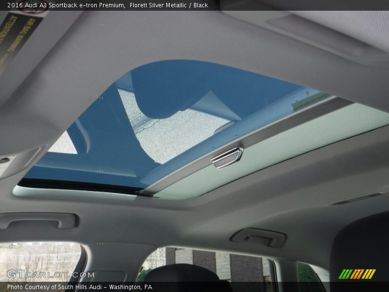 Florett Silver Metallic / Black 2016 Audi A3 Sportback e-tron Premium